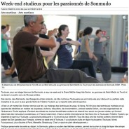 La Dépêche parle du Sonmudo…